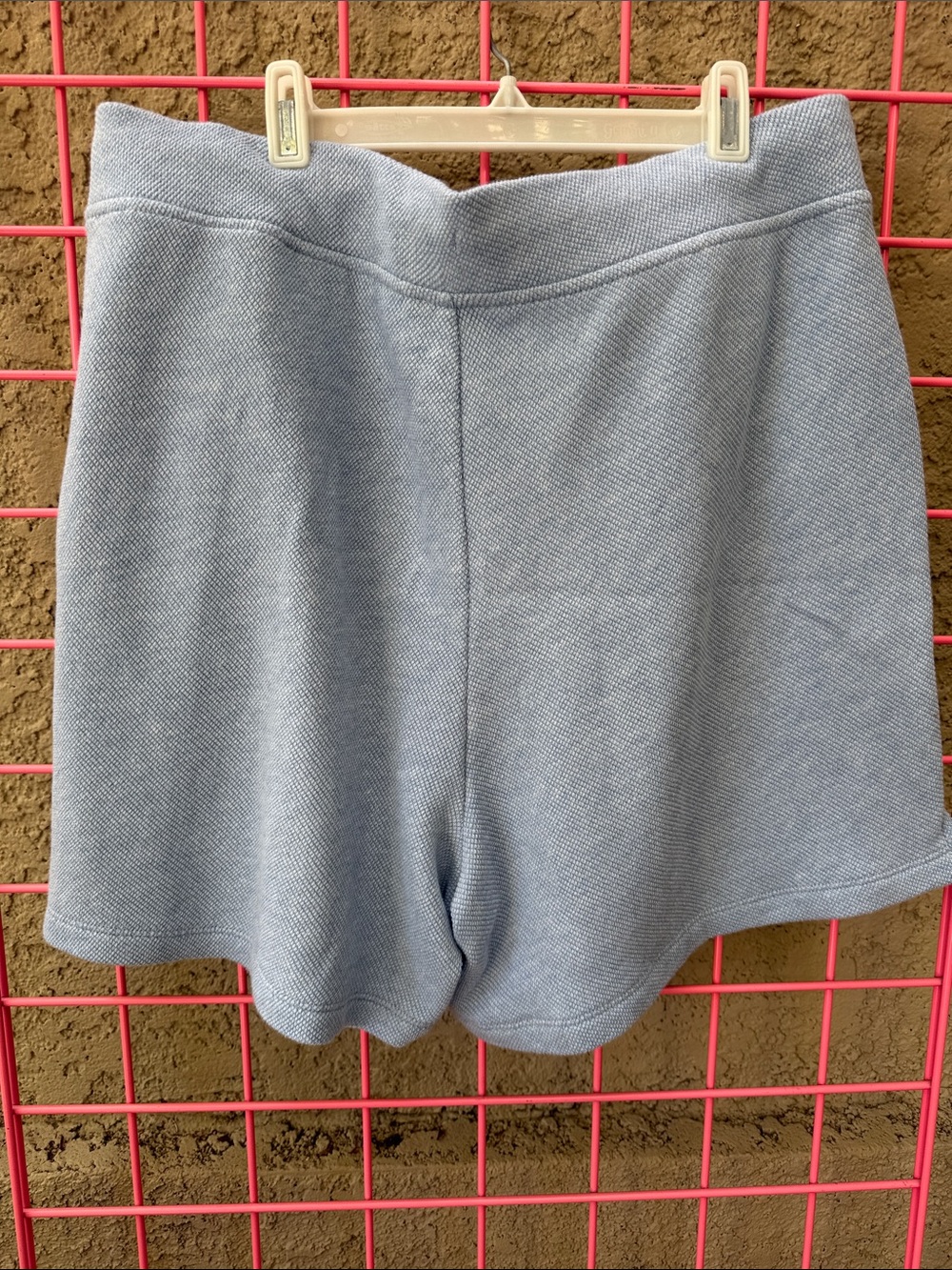 New Talbots Light Blue Rope-Drawstring Athletic Shorts - Picture 3 of 5
